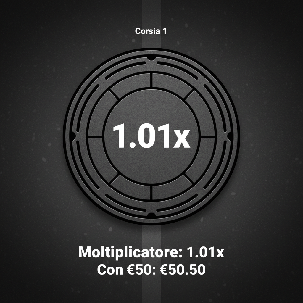 Corsia 1 in Chicken Road 2 — paga 1.01x