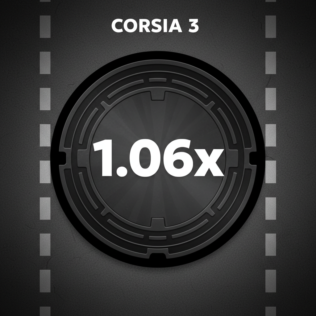Corsia 3 in Chicken Road 2 — paga 1.06x