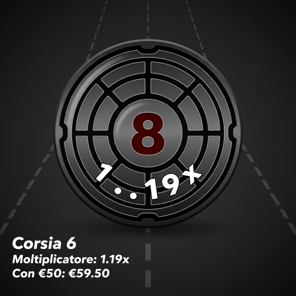 Corsia 6 in Chicken Road 2 — paga 1.19x