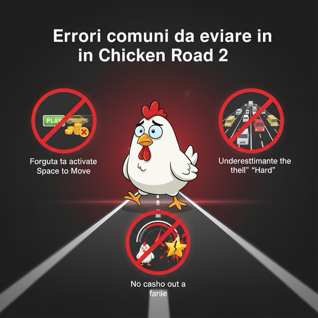 Errori comuni da evitare in Chicken Road 2